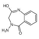 4-amino-1,3-dihydro-1,4-benzodiazepine-2,5-dione结构式