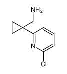 [1-(6-chloropyridin-2-yl)cyclopropyl]methanamine Structure