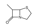 6-methyl-4-thia-1-azabicyclo[3.2.0]heptan-7-one结构式