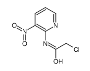 2-Chloro-N-(3-nitro-pyridin-2-yl)-acetamide Structure