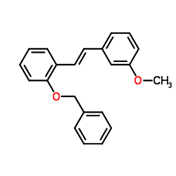 1-(BENZYLOXY)-2-(3-METHOXYSTYRYL)BENZENE structure