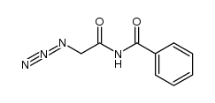 N-(2-azidoacetyl)benzamide结构式