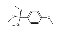 O,S,S-trimethyl p-methoxythioorthobenzoate结构式