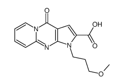 1-(3-Methoxypropyl)-4-oxo-1,4-dihydropyrido[1,2-a]pyrrolo[2,3-d]pyrimidine-2-carboxylic acid结构式