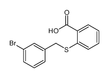 2-[(3-bromophenyl)methylsulfanyl]benzoic acid结构式