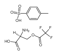 O-(trifluoroacetyl)-L-serine p-toluenesulfonic acid salt结构式