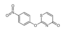 2-(4-nitrophenoxy)-1,3-thiazin-4-one结构式