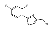 4-(chloromethyl)-2-(2,4-difluorophenyl)-1,3-thiazole Structure