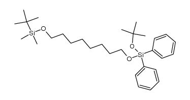 2,2,15,15,16,16-hexamethyl-4,4-diphenyl-3,5,14-trioxa-4,15-disilaheptadecane Structure