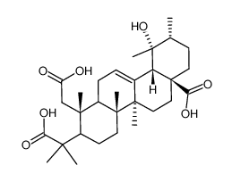 19α-Hydroxy-2,3-secours-12-ene-2,3,28-trioic acid trimethyl ester结构式