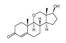 11-oxatestosterone Structure