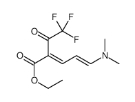 5-DIMETHYLAMINO-2-(2,2,2-TRIFLUORO-ACETYL)-PENTA-2,4-DIENOIC ACID ETHYL ESTER Structure