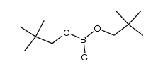 bis(neopentyloxy)chloroborane Structure