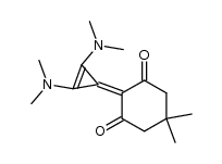 2-[2,3-Bis(dimethylamino)-2-cyclopropen-1-yliden]-5,5-dimethyl-1,3-cyclohexandion结构式