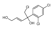 5-chloro-4-(2,4-dichlorophenyl)pent-2-ene-1,4-diol Structure