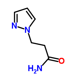 3-(1H-Pyrazol-1-yl)propanamide Structure