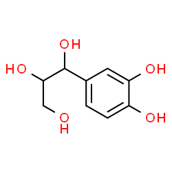 1,2,3-Propanetriol, 1-(3,4-dihydroxyphenyl)- (9CI) structure