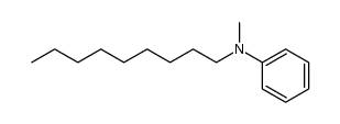 N-methyl-N-nonyl-aniline Structure