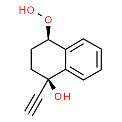 1-ethynyl-4-hydroperoxy-1,2,3,4-tetrahydro-1-naphthol Structure
