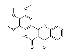 4-oxo-2-(3,4,5-trimethoxyphenyl)chromene-3-carboxylic acid Structure