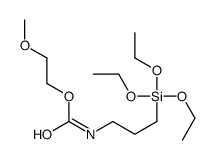 2-methoxyethyl N-(3-triethoxysilylpropyl)carbamate Structure