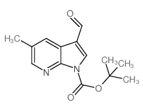 3-甲酰基-5-甲基-1H-吡咯并-[2,3-b]吡啶-1-羧酸叔丁酯图片