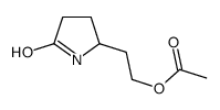 2-(5-oxopyrrolidin-2-yl)ethyl acetate Structure