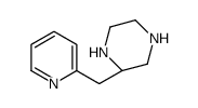 (2S)-2-(pyridin-2-ylmethyl)piperazine结构式