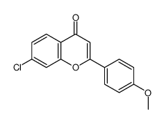 7-chloro-2-(4-methoxyphenyl)chromen-4-one Structure