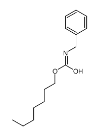 heptyl N-benzylcarbamate结构式