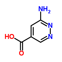 6-Amino-4-pyridazinecarboxylic acid structure