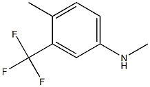 Methyl-(4-methyl-3-trifluoromethyl-phenyl)-amine结构式