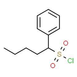 1-Phenylpentane-1-sulfonyl chloride Structure