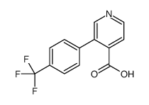 3-[4-(trifluoromethyl)phenyl]pyridine-4-carboxylic acid结构式