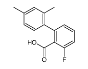 2-(2,4-dimethylphenyl)-6-fluorobenzoic acid结构式