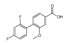 4-(2,4-difluorophenyl)-3-methoxybenzoic acid结构式