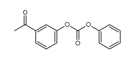 3-acetylphenyl phenyl carbonate结构式