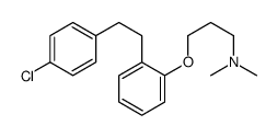 3-[2-[2-(4-chlorophenyl)ethyl]phenoxy]-N,N-dimethylpropan-1-amine Structure