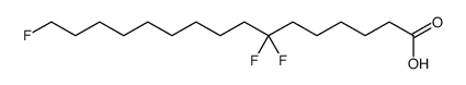 7,7,16-trifluorohexadecanoic acid structure