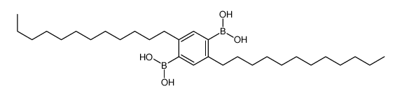 (4-borono-2,5-didodecylphenyl)boronic acid Structure