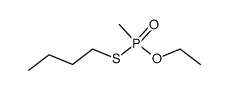 Methylphosphonothioic acid S-butyl O-ethyl ester structure