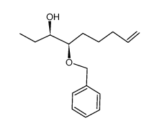 (3R,4R)-4-(benzyloxy)non-8-en-3-ol结构式