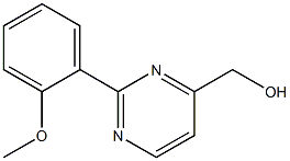 (2-(2-甲氧基苯基)嘧啶-4-基)甲醇结构式