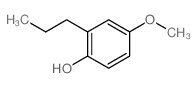 4-methoxy-2-propyl-phenol Structure