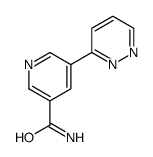 5-pyridazin-3-ylpyridine-3-carboxamide Structure