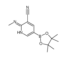 2-(甲基氨基)-5-(4,4,5,5-四甲基-1,3,2-二氧杂硼烷-2-基)烟腈图片