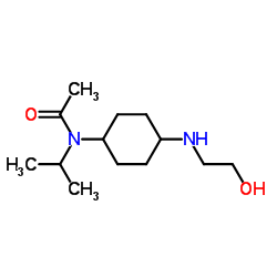 N-{4-[(2-Hydroxyethyl)amino]cyclohexyl}-N-isopropylacetamide Structure