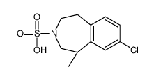 (5R)-7-chloro-5-methyl-1,2,4,5-tetrahydro-3-benzazepine-3-sulfonic acid Structure