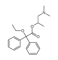 1-(dimethylamino)propan-2-yl 2-ethoxy-2,2-diphenylacetate Structure