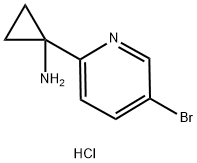 1-(5-Bromopyridin-2-yl)cyclopropanamine dihydrochloride Structure